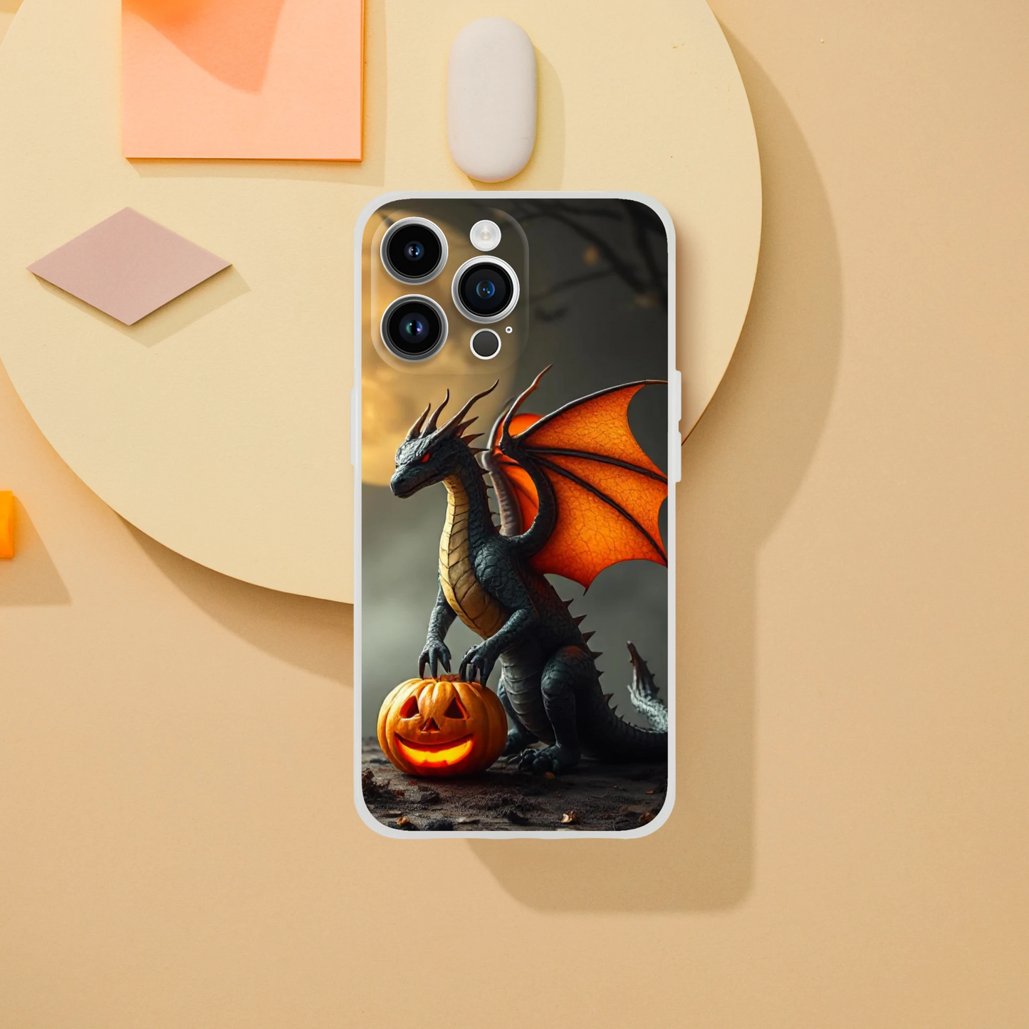 Halloween Inspired Dragon Phone Case - Flexible iPhone Protection iPhone 14 Pro Max