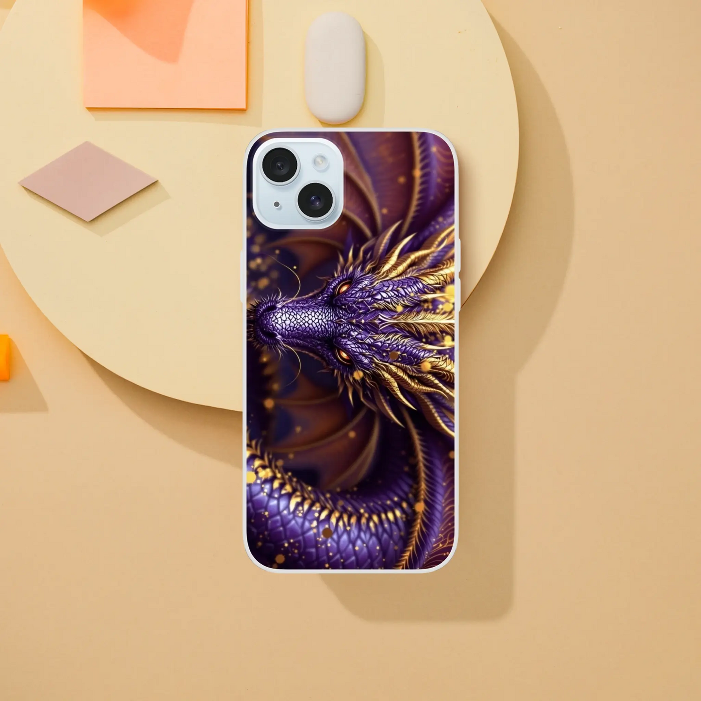 Purple Dragon - iPhone Flexi case