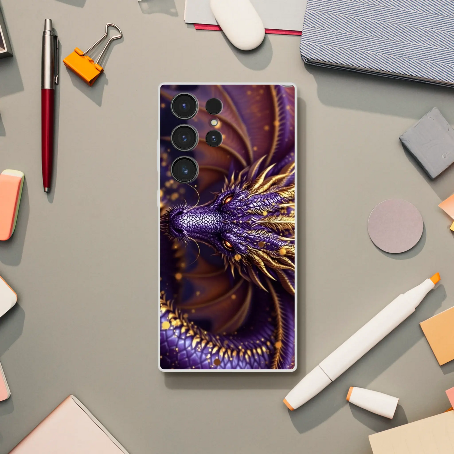 Purple Dragon – Android Flexi Case Galaxy S23 Ultra