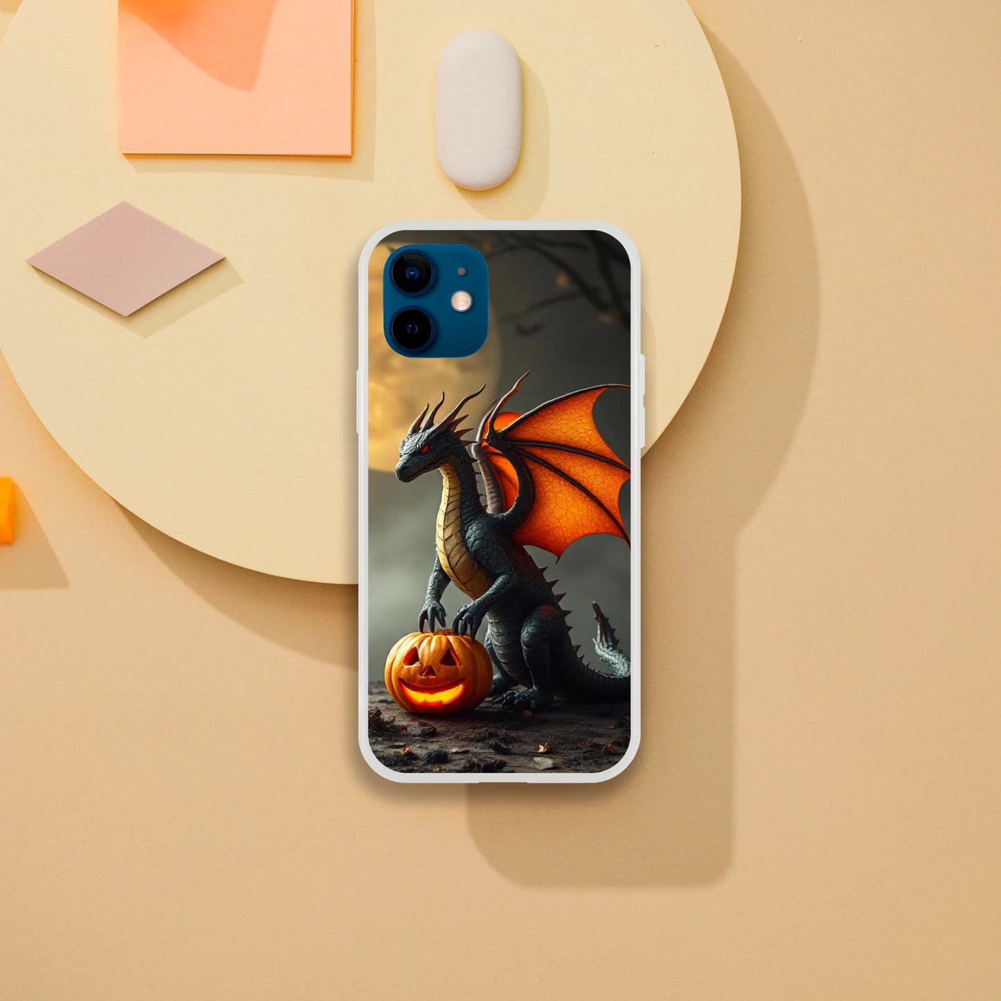 Halloween Inspired Dragon Phone Case - Flexible iPhone Protection iPhone 12