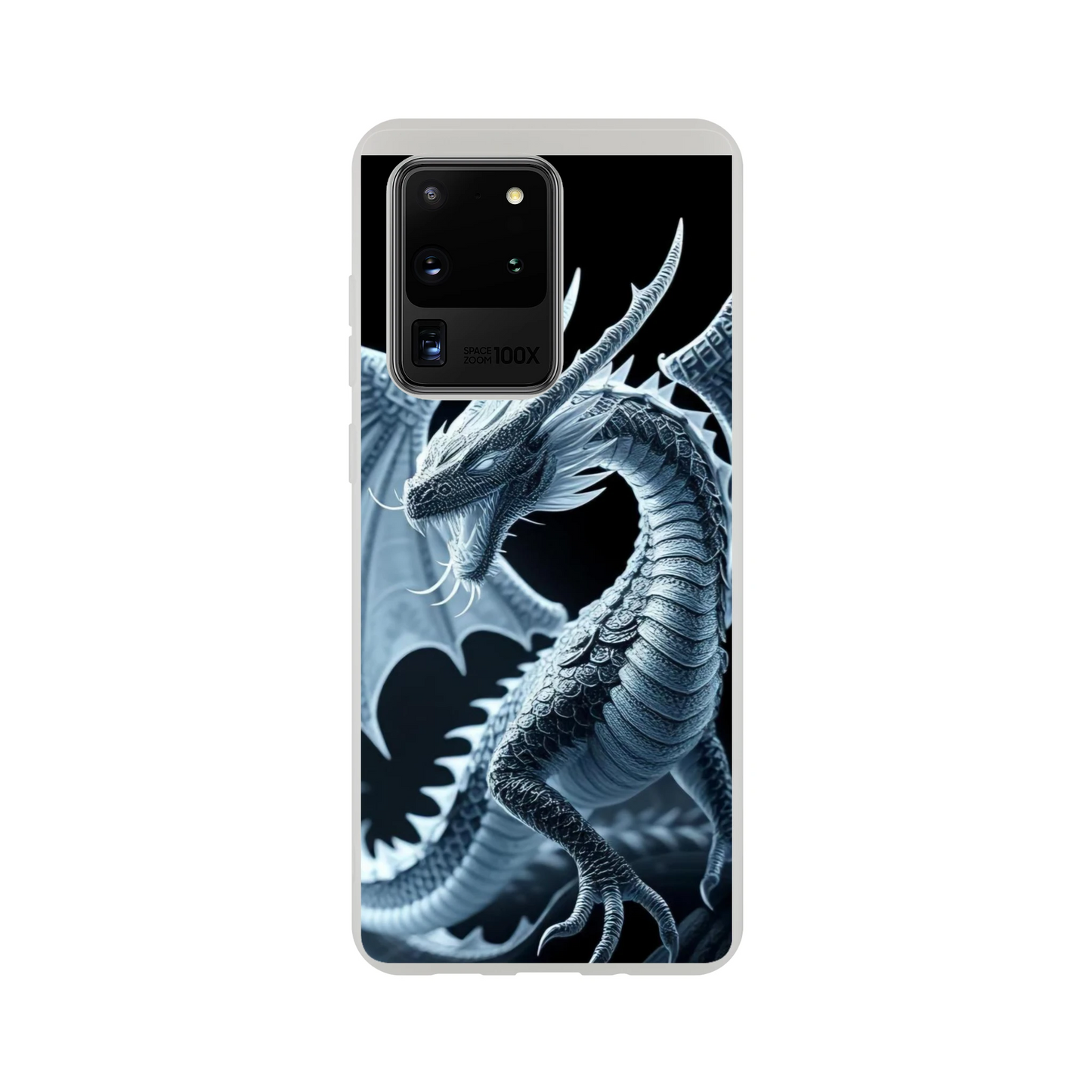 Fierce Dragon Samsung Flexi Case – Transparent & Durable Phone Case Galaxy S20 Ultra