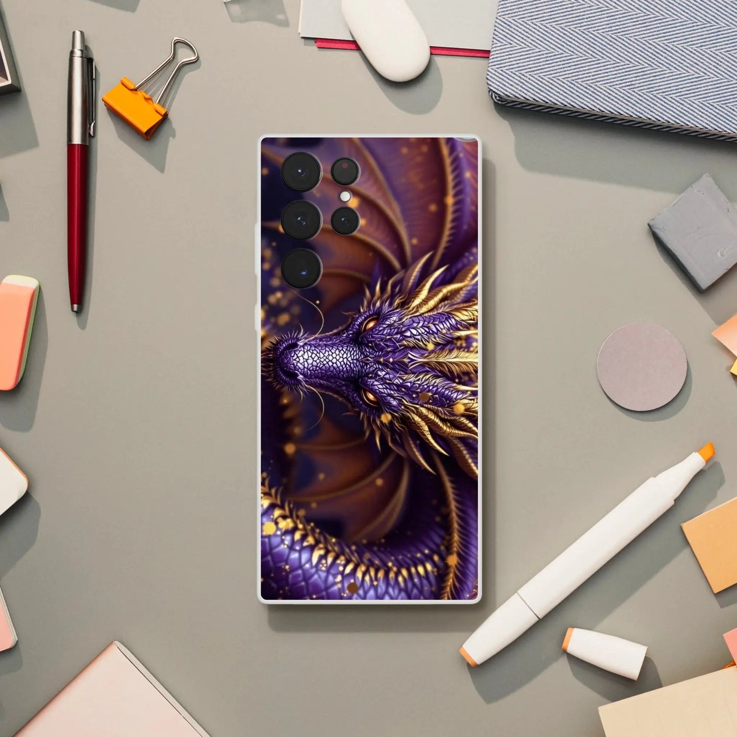 Purple Dragon – Android Flexi Case Galaxy S22 Ultra