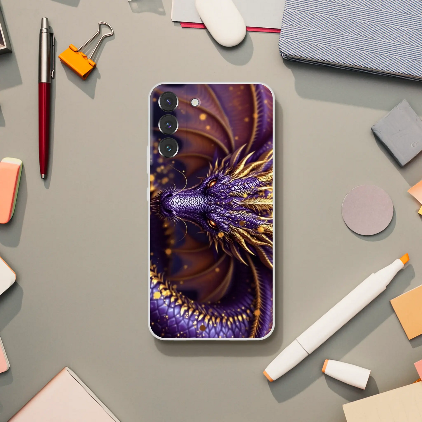 Purple Dragon – Android Flexi Case Galaxy S22 Plus