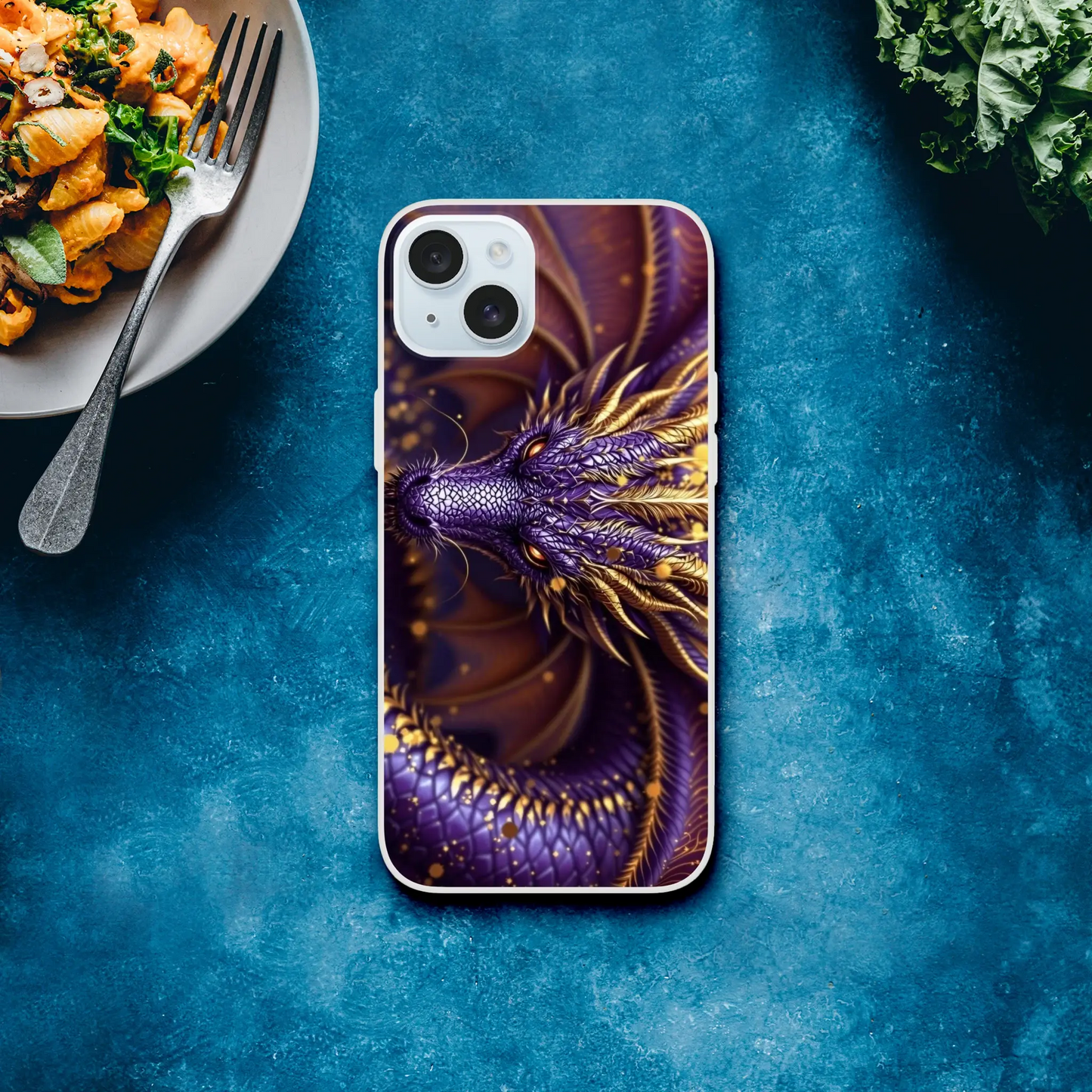 Purple Dragon - iPhone Flexi case