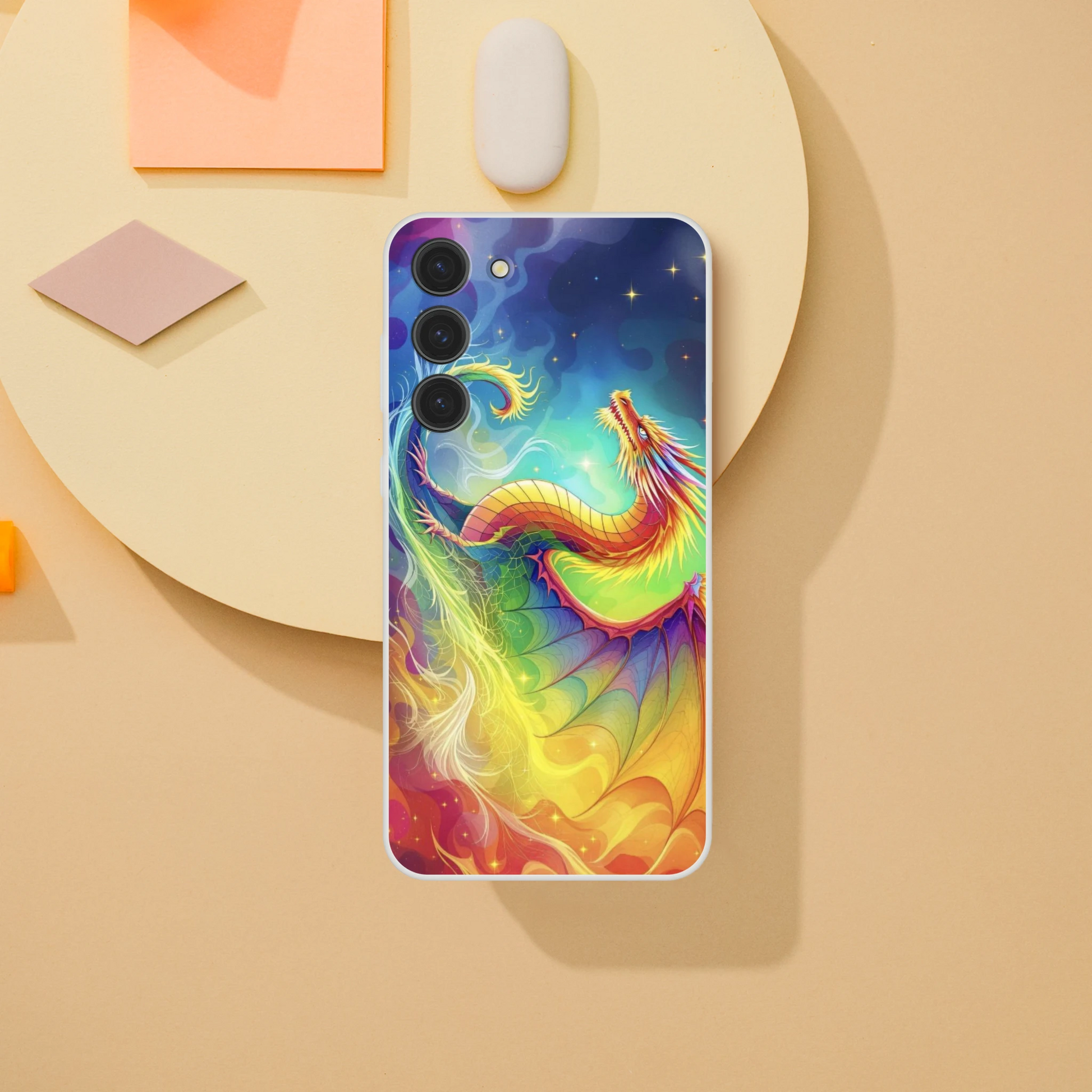 Rainbow Dragon Android Phone Case – Flexible & Durable Protection