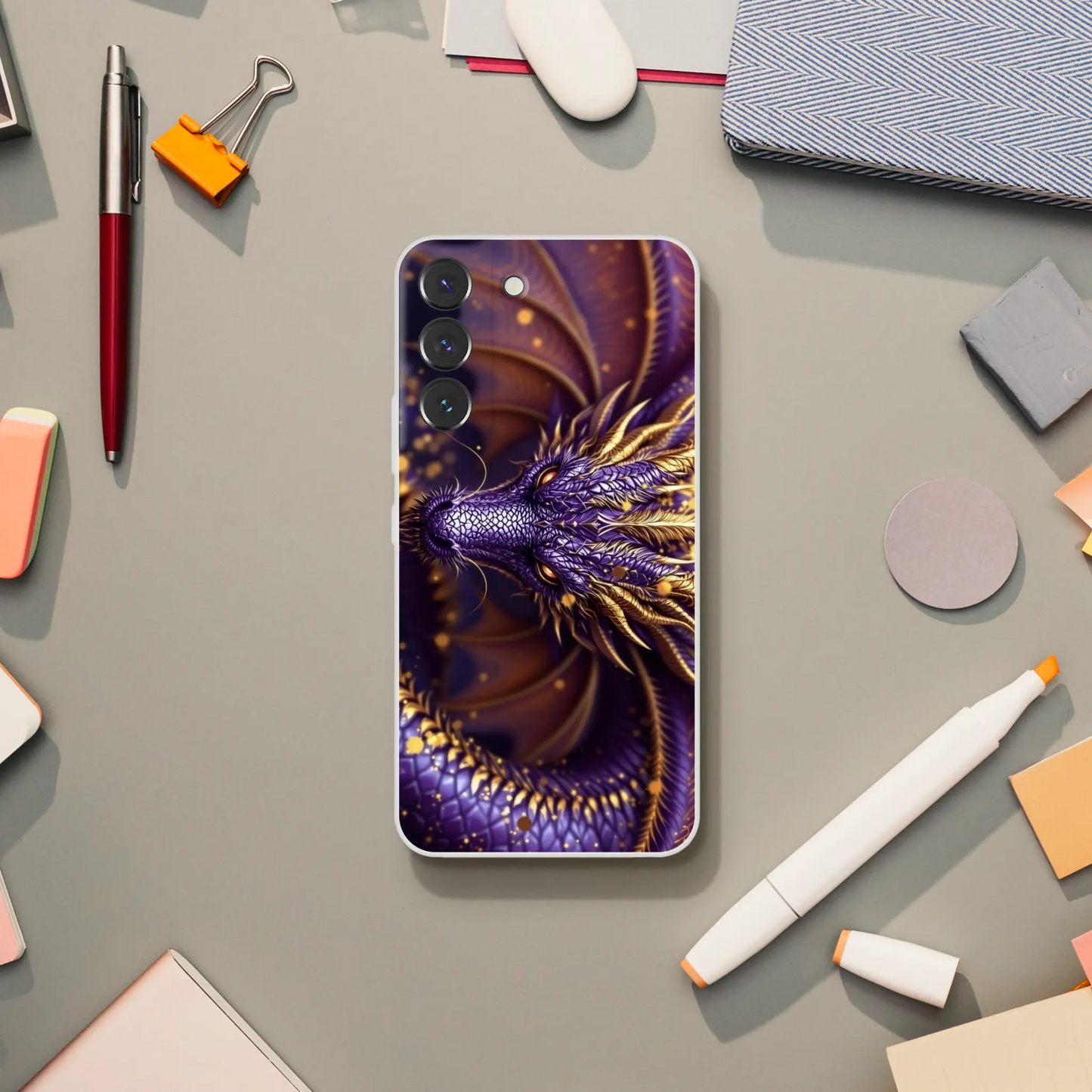 Purple Dragon – Android Flexi Case Galaxy S22