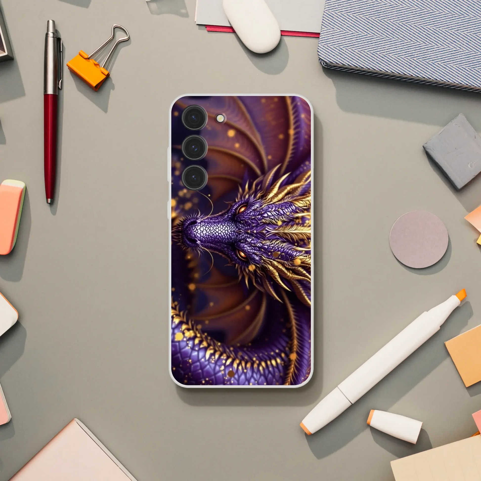 Purple Dragon – Android Flexi Case Galaxy S23 Plus