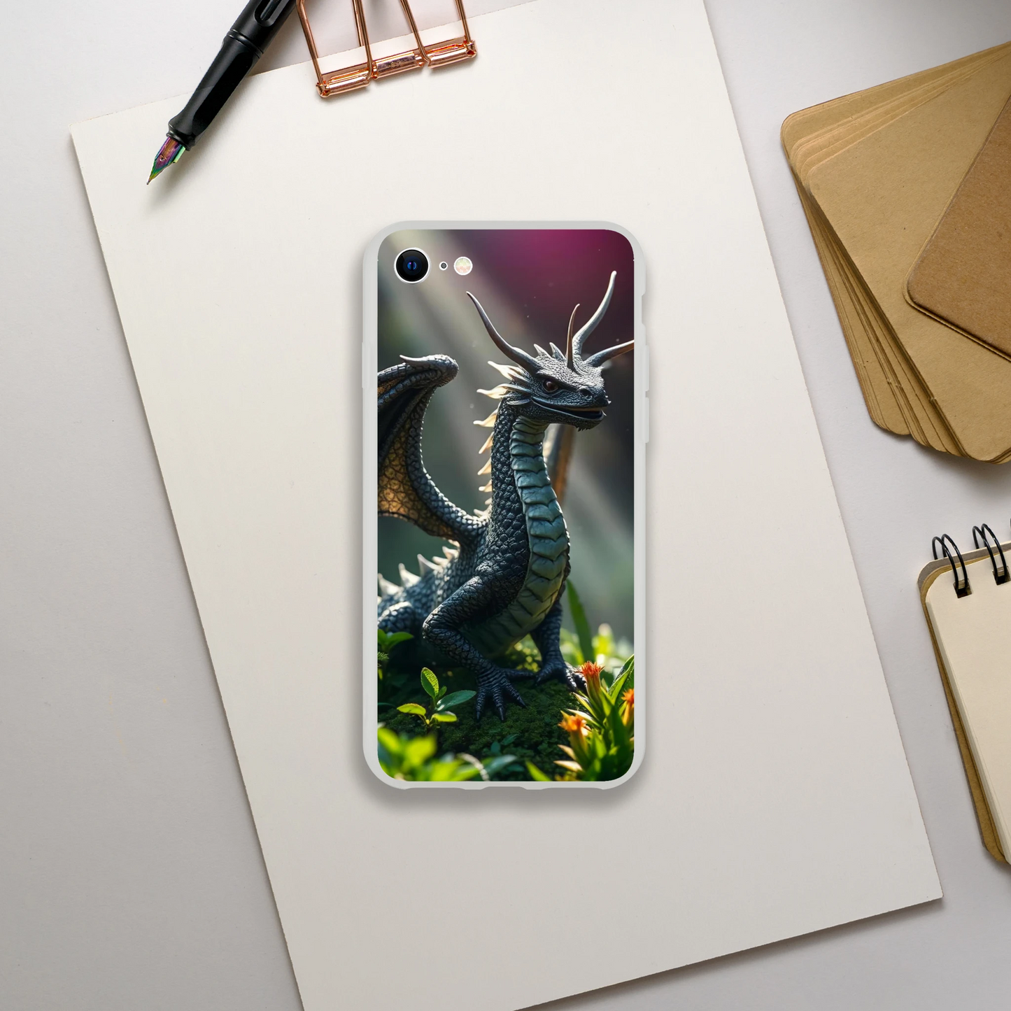 Dragon Forest iPhone Flexi Case – Durable Transparent Protection iPhone 8