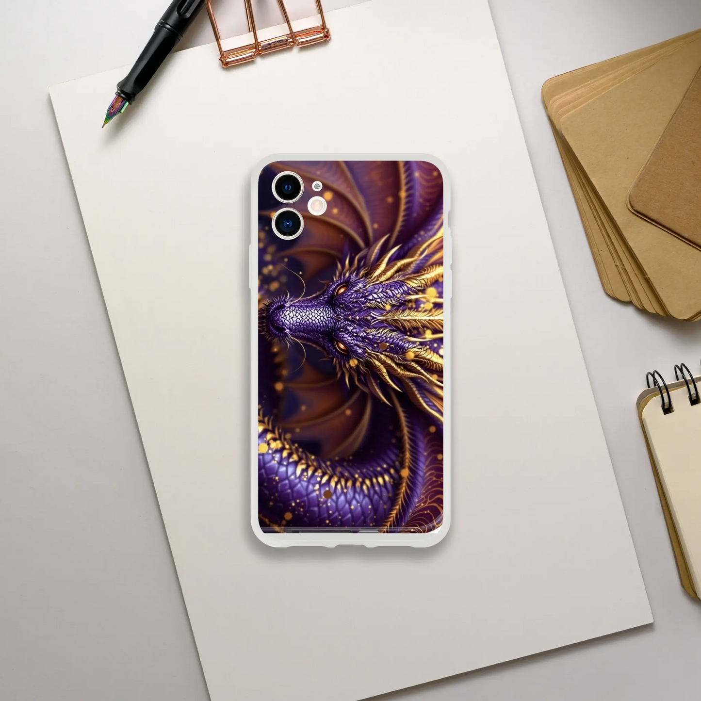 Purple Dragon - iPhone Flexi case iPhone 11