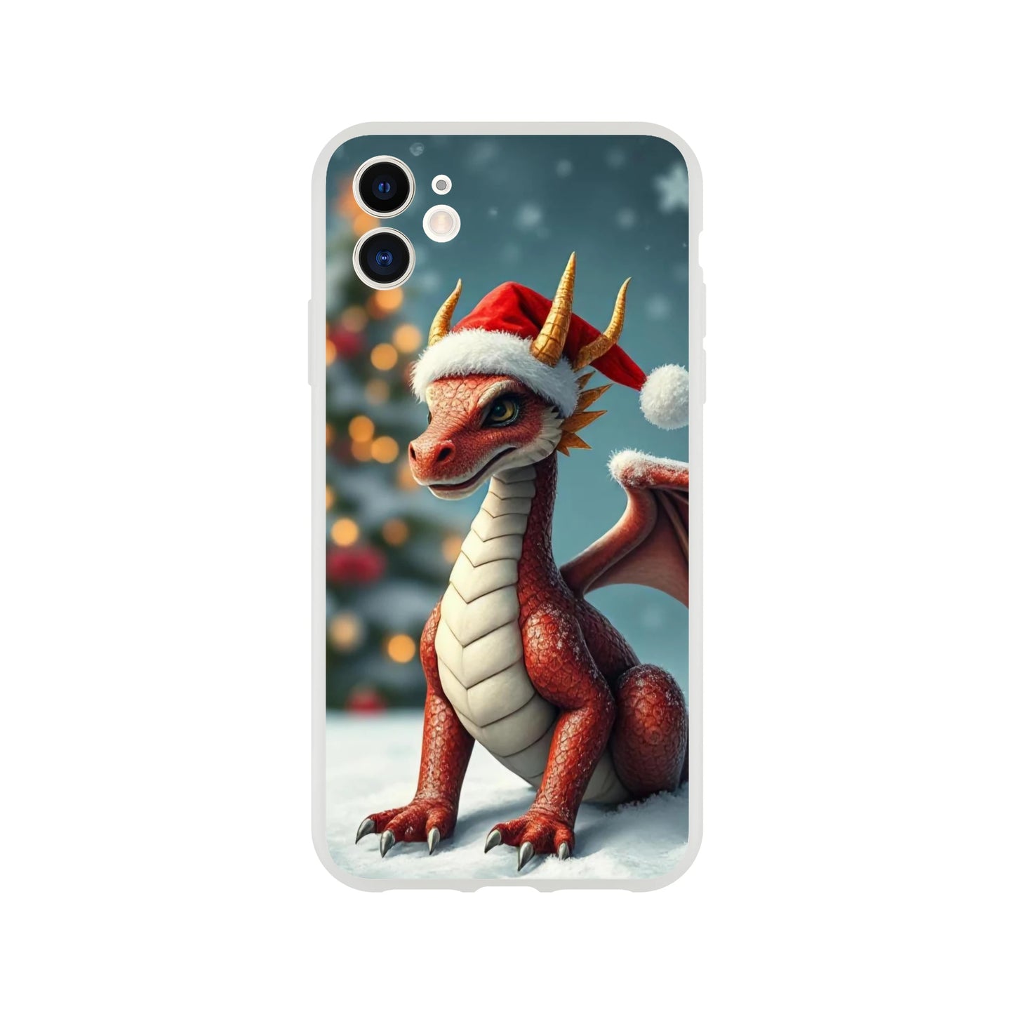 Christmas Dragon iPhone Flexi Case – Durable and Stylish Protection iPhone 11