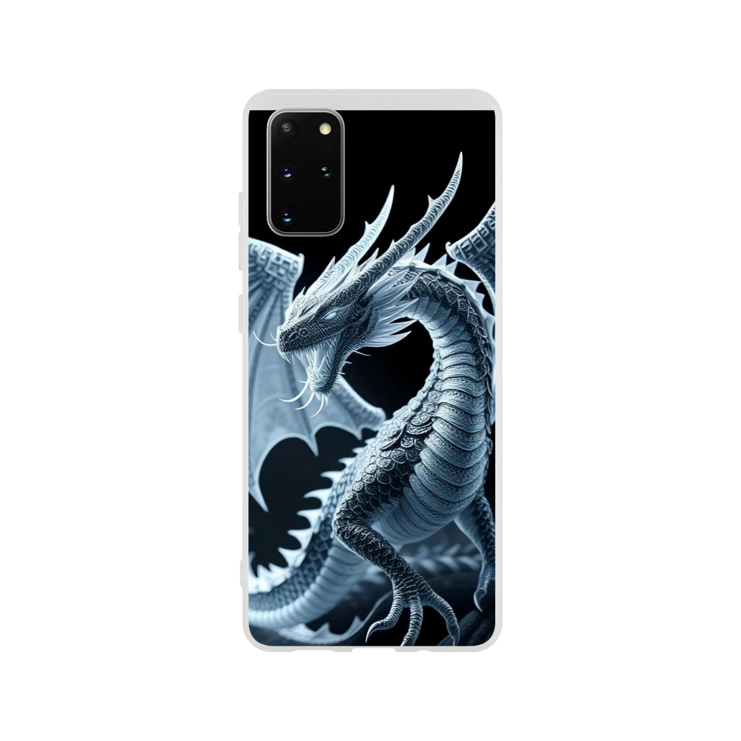 Fierce Dragon Samsung Flexi Case – Transparent & Durable Phone Case Galaxy S20 Plus