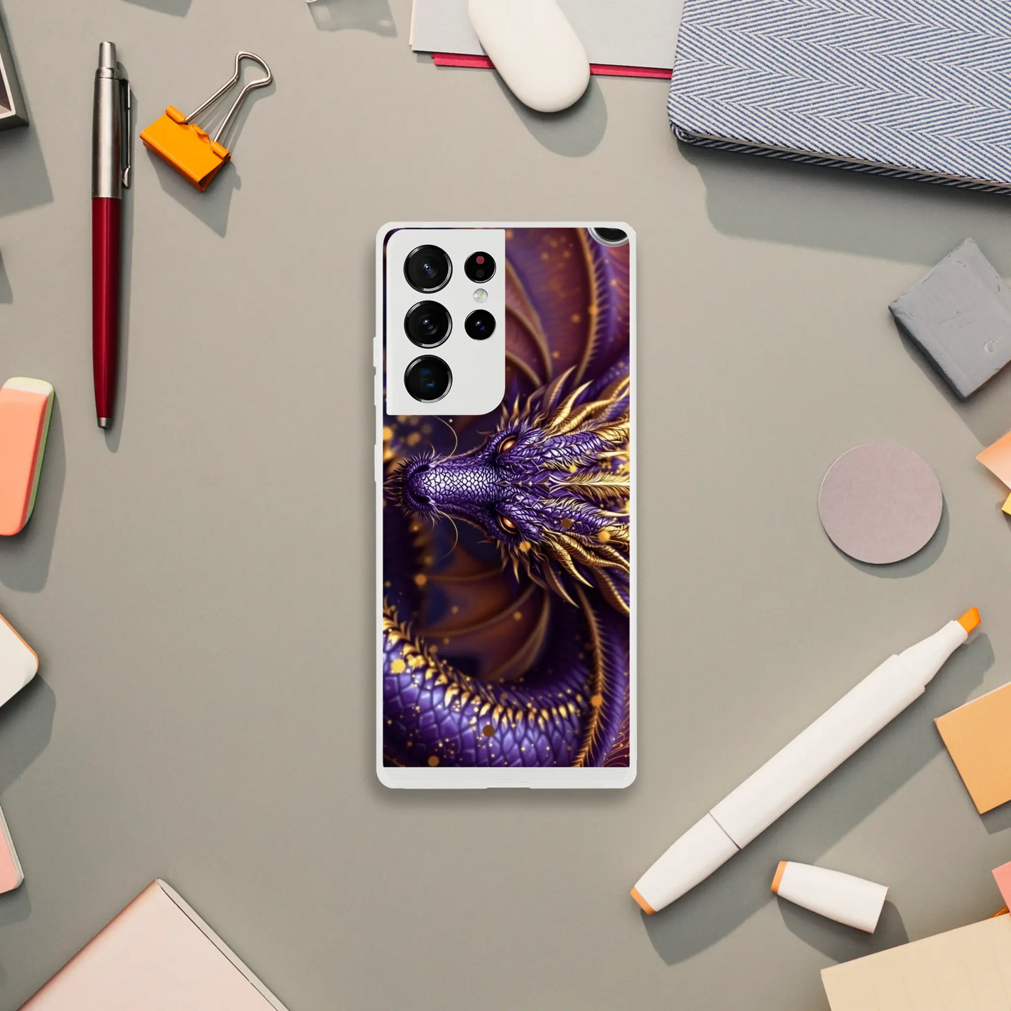 Purple Dragon – Android Flexi Case Galaxy S21 Ultra