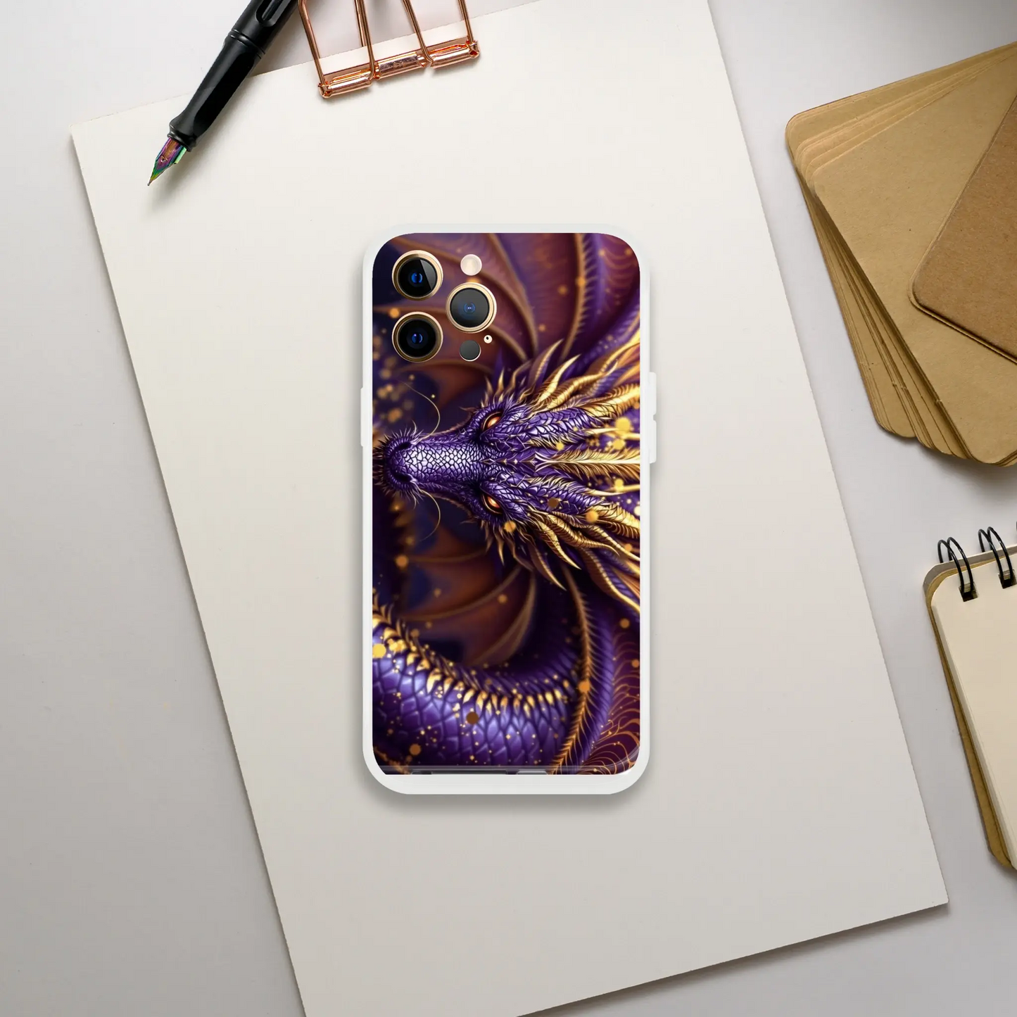 Purple Dragon - iPhone Flexi case iPhone 12 Pro Max
