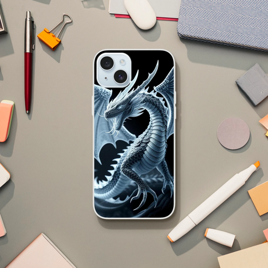 Fierce Dragon iPhone Case – Flexible Impact-Resistant Shell iPhone 15 Plus