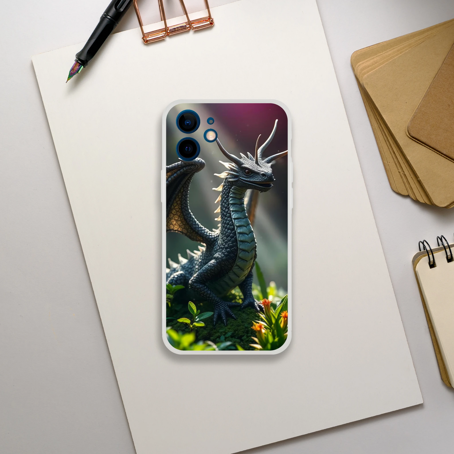 Dragon Forest iPhone Flexi Case – Durable Transparent Protection iPhone 12 Mini