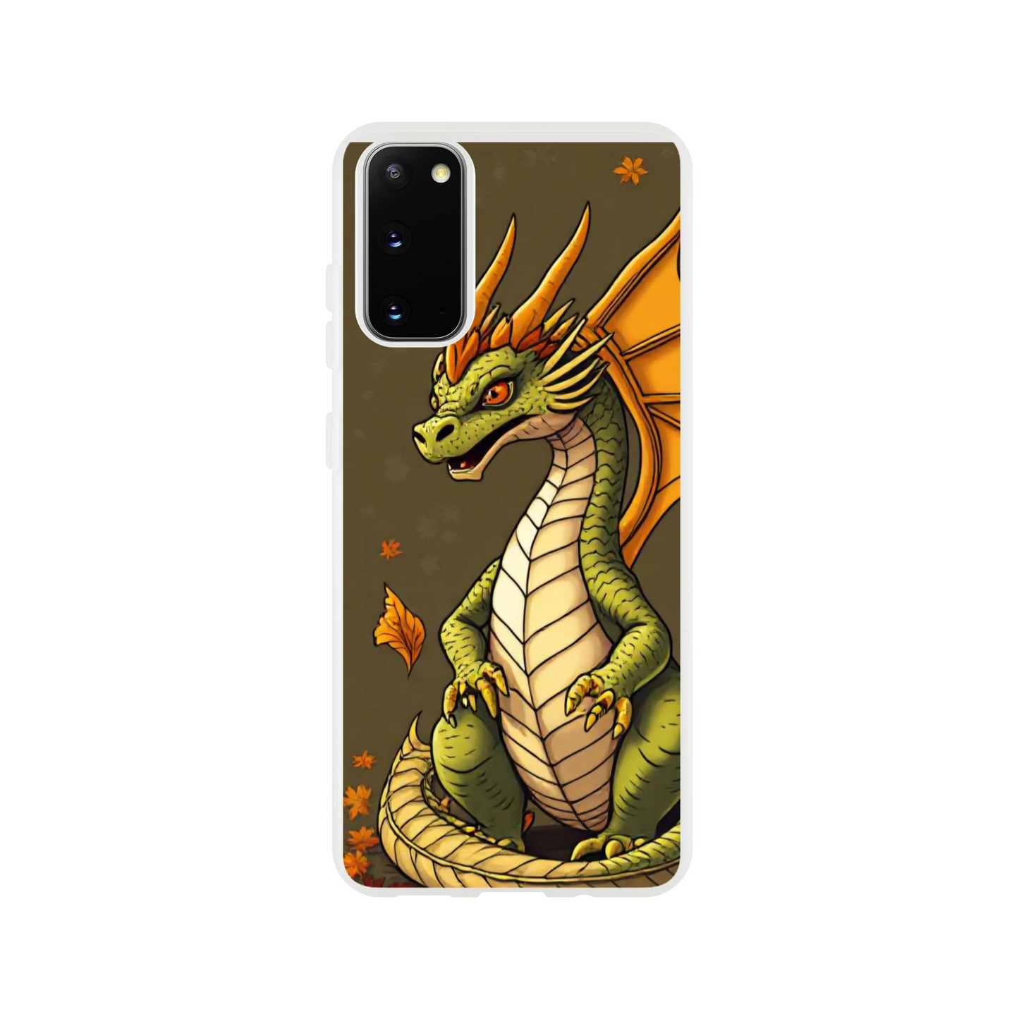 Majestic Autumn Dragon Samsung Flexi Case Galaxy S20