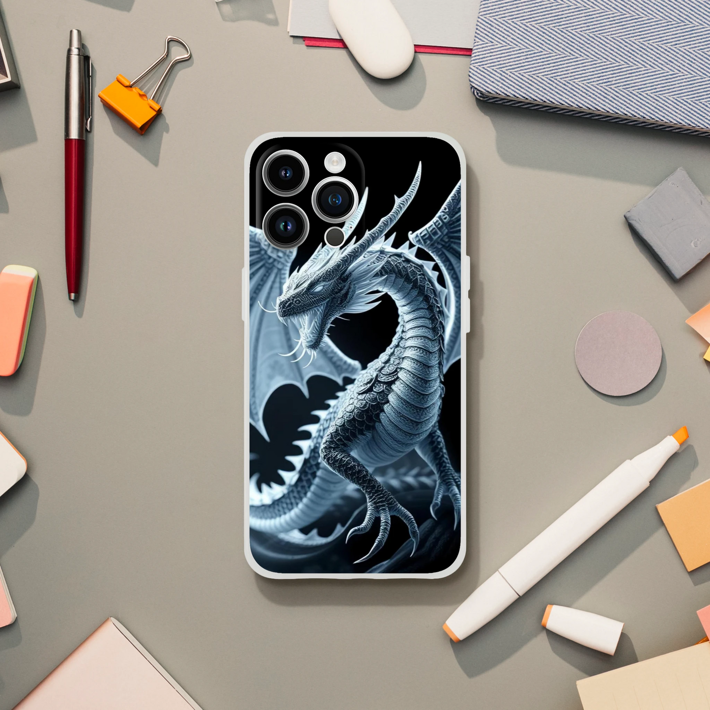 Fierce Dragon iPhone Case – Flexible Impact-Resistant Shell iPhone 14 Pro Max