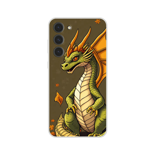Majestic Autumn Dragon Samsung Flexi Case Galaxy S23 Plus