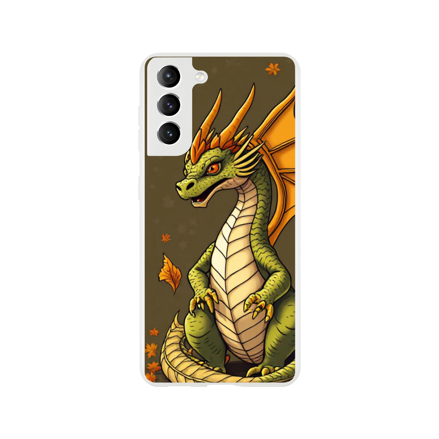 Majestic Autumn Dragon Samsung Flexi Case Galaxy S21