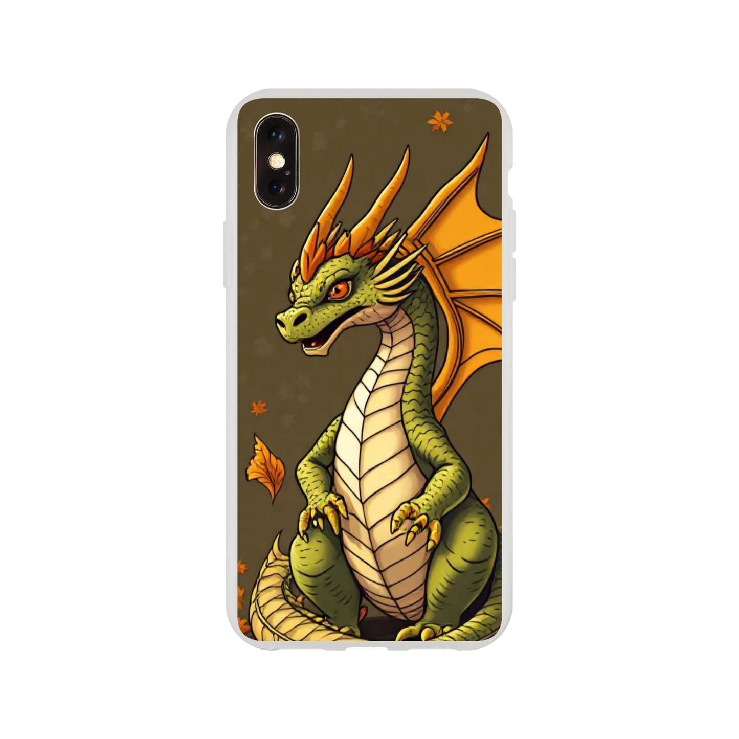 Autumn Dragon Flexi case iphone iPhone X