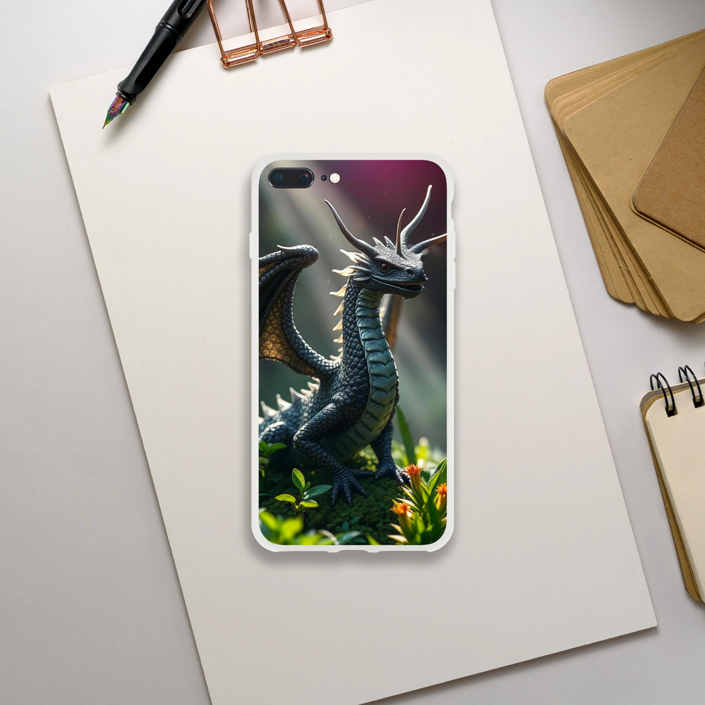 Dragon Forest iPhone Flexi Case – Durable Transparent Protection iPhone 7 Plus
