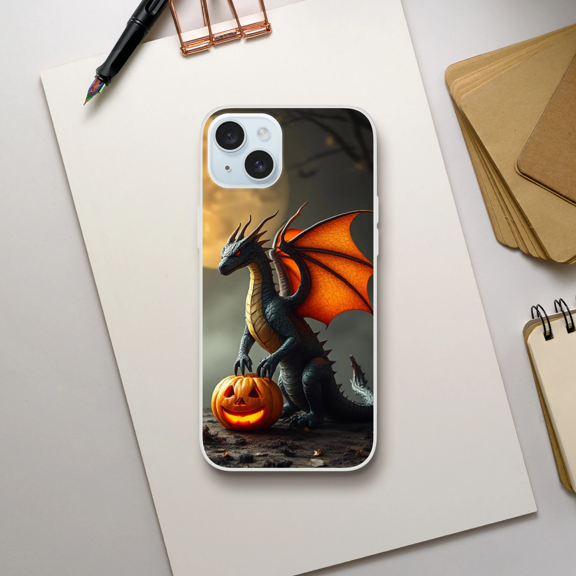 Halloween Inspired Dragon Phone Case - Flexible iPhone Protection