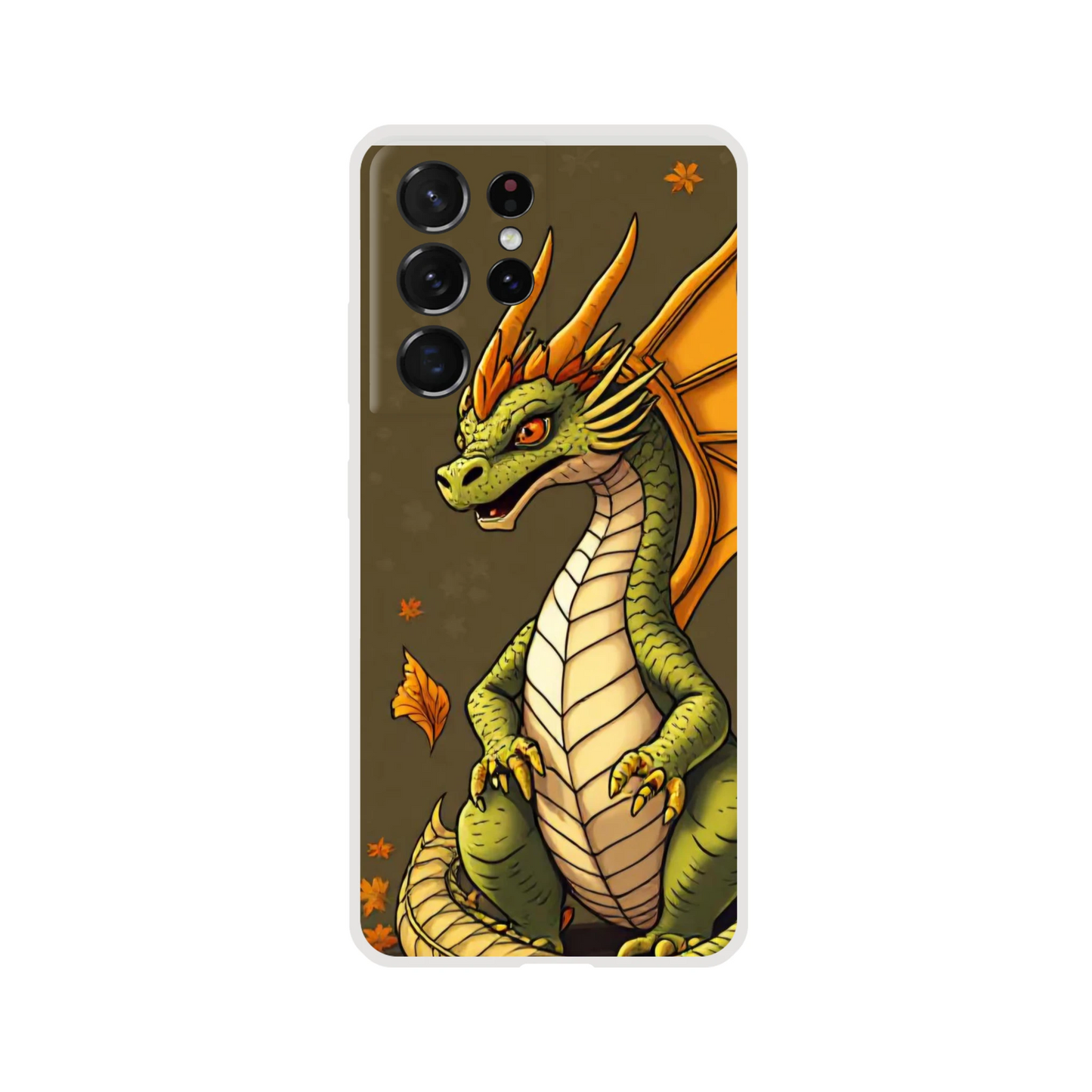 Majestic Autumn Dragon Samsung Flexi Case Galaxy S21 Ultra