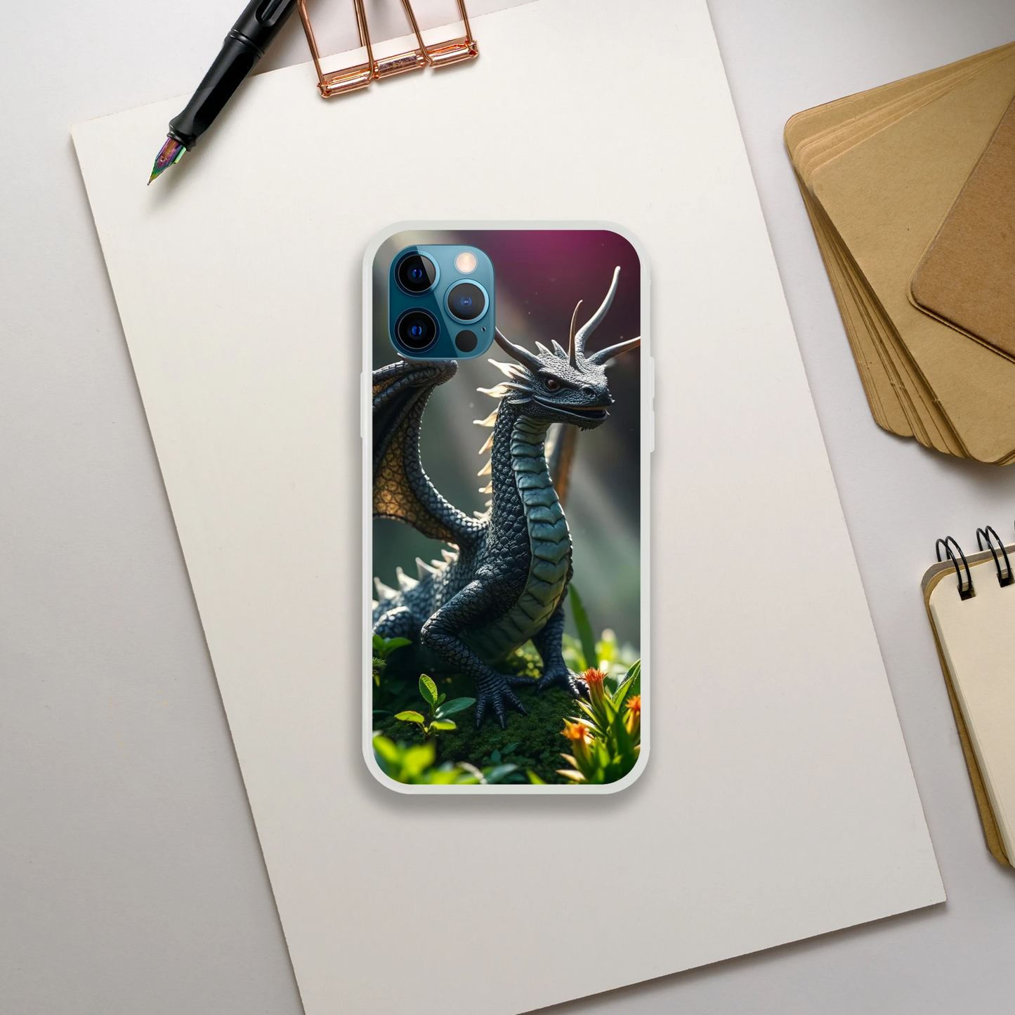 Dragon Forest iPhone Flexi Case – Durable Transparent Protection iPhone 12 Pro