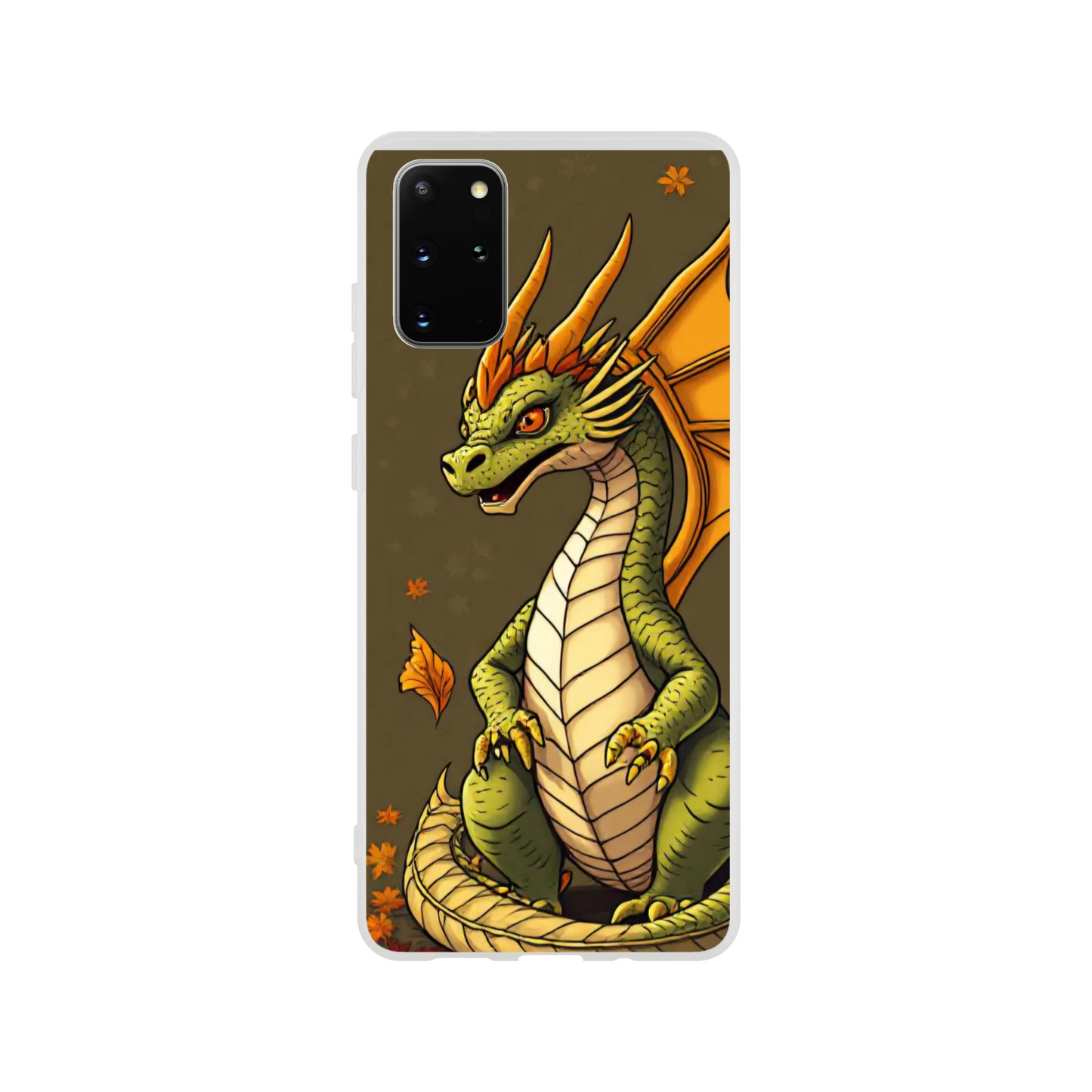 Majestic Autumn Dragon Samsung Flexi Case Galaxy S20 Plus