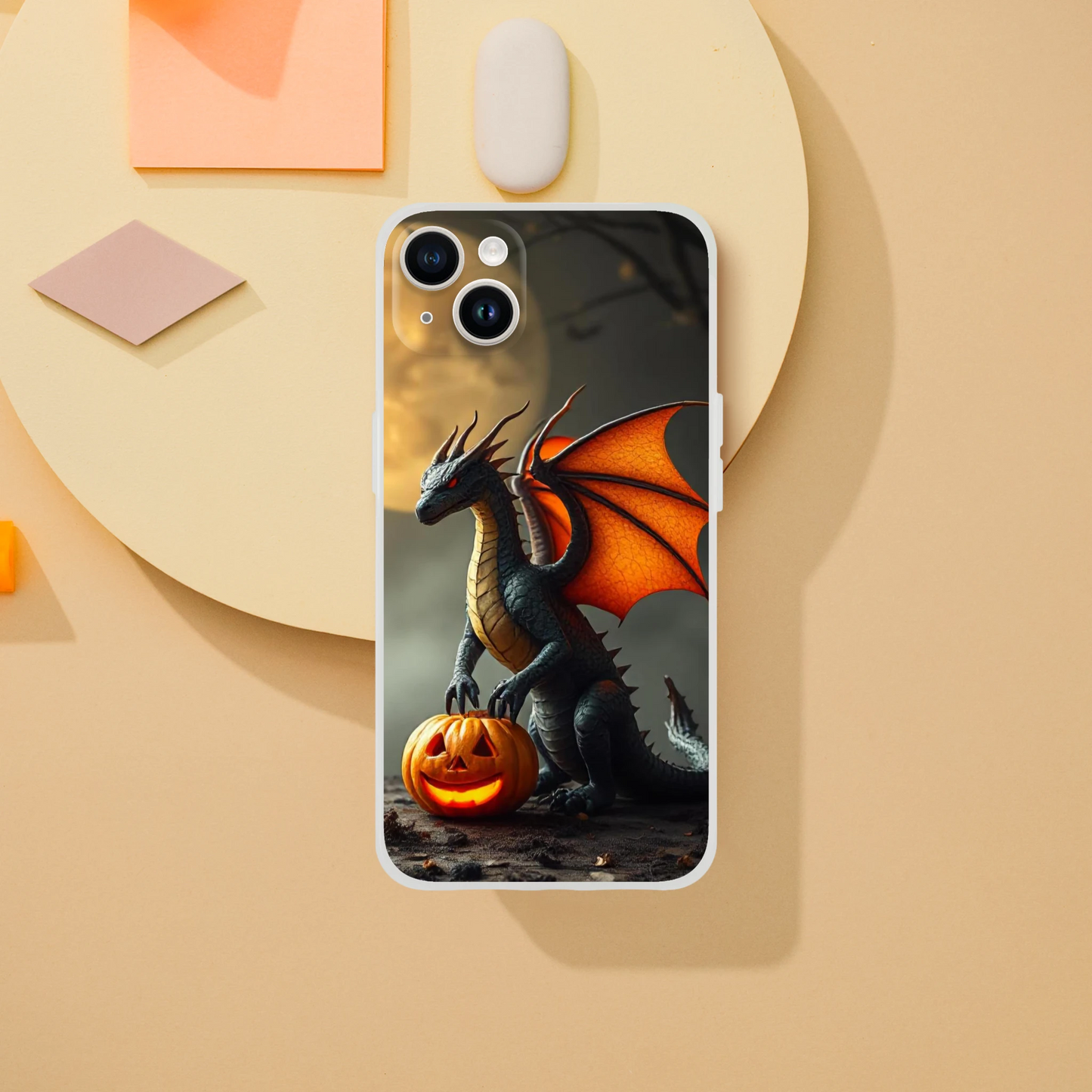 Halloween Inspired Dragon Phone Case - Flexible iPhone Protection iPhone 14 Plus