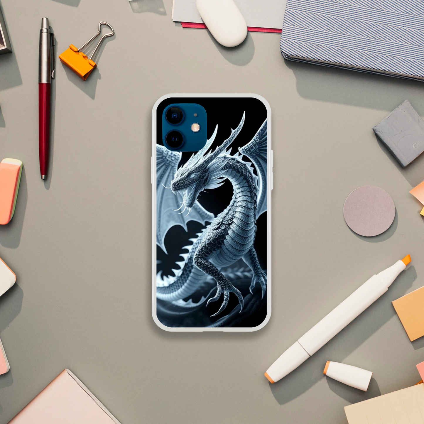 Fierce Dragon iPhone Case – Flexible Impact-Resistant Shell iPhone 12