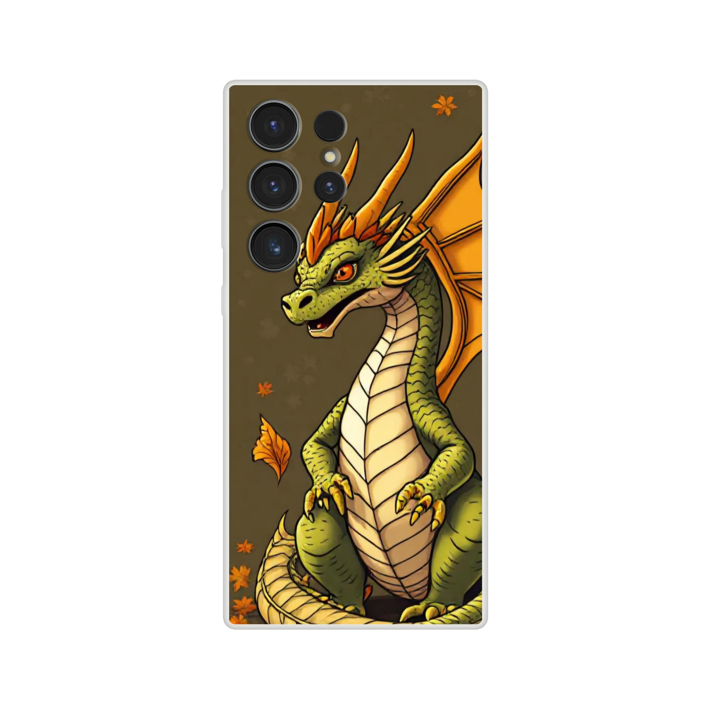 Majestic Autumn Dragon Samsung Flexi Case Galaxy S23 Ultra