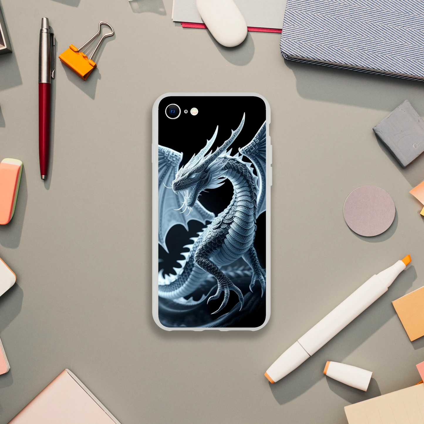 Fierce Dragon iPhone Case – Flexible Impact-Resistant Shell iPhone 8