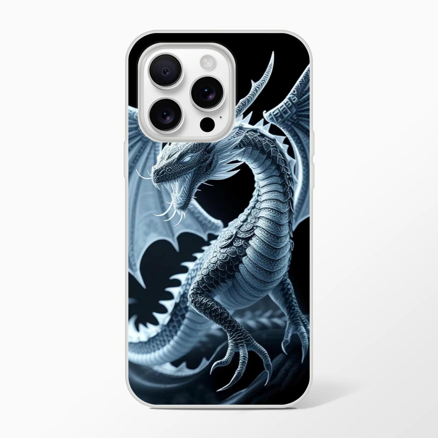 Fierce Dragon iPhone Case – Flexible Impact-Resistant Shell iPhone 16 Pro Max